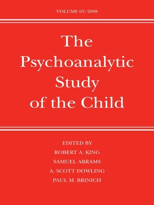 cover image of Psychoanalytic Study of the Child, Volume 63